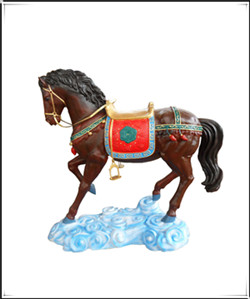 鑄銅關(guān)公 銅赤兔馬