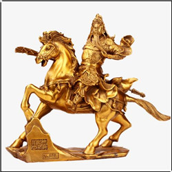 關公騎馬銅像 關公騎馬銅像