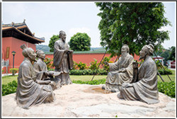 孔子教學銅像 孔子教學銅像