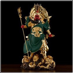 純銅鎏金關(guān)公銅像 純銅鎏金關(guān)公銅像