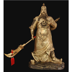 開光純關公像鑄造 開光純關公像鑄造