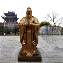 圣人孔子銅像鑄造 圣人孔子銅像鑄造