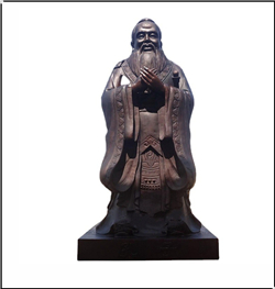 加工一米廣場孔子雕塑 加工一米廣場孔子雕塑