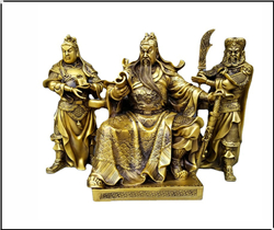 純銅夜讀詩(shī)書關(guān)公像 純銅夜讀詩(shī)書關(guān)公像