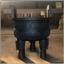 全銅九轉乾坤鼎擺件 全銅九轉乾坤鼎擺件