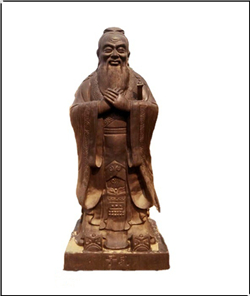 中式家居客廳孔子工藝品 中式家居客廳孔子工藝品