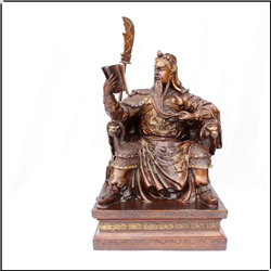 關(guān)公夜讀春秋銅像鑄造 關(guān)公夜讀春秋銅像鑄造
