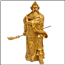 大型純銅關(guān)公鑄造 大型純銅關(guān)公鑄造