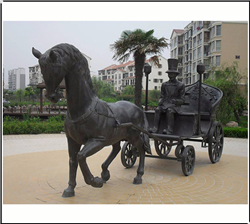 酒店銅馬車定做 酒店銅馬車定做