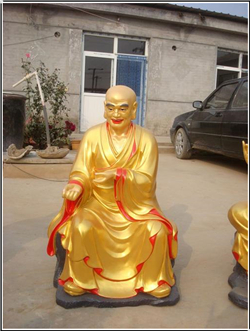 純銅十八羅漢雕塑 純銅十八羅漢雕塑