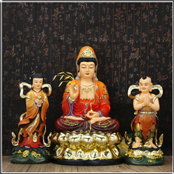 彩繪善財(cái)童子像 彩繪善財(cái)童子像