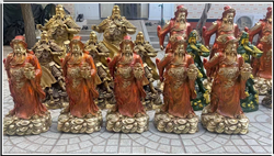 小型站像拿刀關公銅像價錢 小型站像拿刀關公銅像價錢