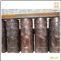 鑄銅關公 定制銅浮雕柱廠家