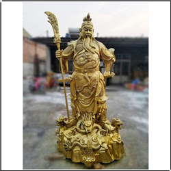 純銅大型關(guān)公鑄造 純銅大型關(guān)公鑄造