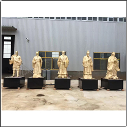 鎏金萬人師表孔子像 鎏金萬人師表孔子像