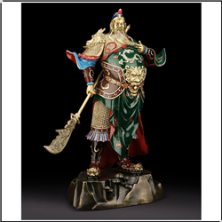 智勇雙全彩繪關(guān)公雕塑 智勇雙全彩繪關(guān)公雕塑