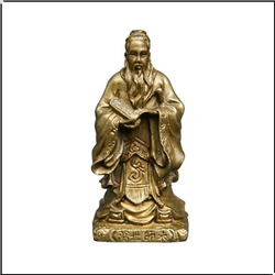 鑄銅關(guān)公 定制萬人師表孔子銅像