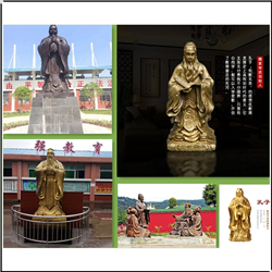 鑄銅關(guān)公 萬人師表孔子像鑄造