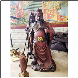 紫銅關(guān)公像 紫銅關(guān)公像