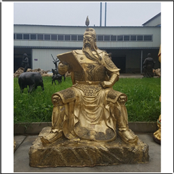 批發關圣大帝銅雕擺件 批發關圣大帝銅雕擺件