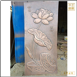 荷花浮雕壁畫生產廠家 荷花浮雕壁畫生產廠家