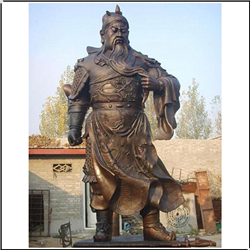 捋胡子銅關公像雕塑 捋胡子銅關公像雕塑