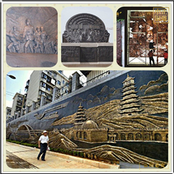 鑄銅關(guān)公 室內(nèi)大型浮雕