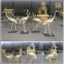 大型室外仙鶴雕塑加工 大型室外仙鶴雕塑加工