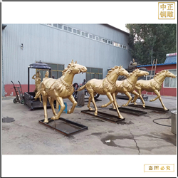 鑄銅關(guān)公 大型群馬雕塑