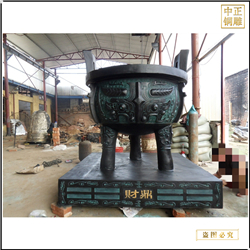 鑄銅關(guān)公 大型仿古青銅鼎廠家