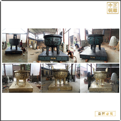 鑄銅關(guān)公 銅鼎雕塑鑄造廠家