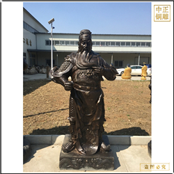 鑄銅關公 銅關公鑄造廠家