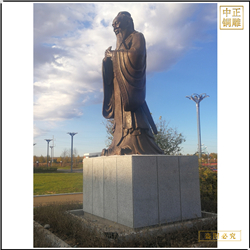鑄銅關公 供應銅雕孔子雕像