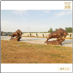 鑄銅關(guān)公 大型純銅牛雕塑鑄造