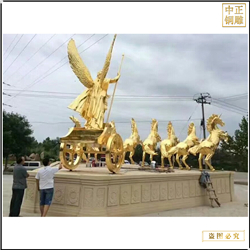 鑄銅關(guān)公 公園大型銅馬雕塑擺件