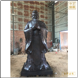 鑄銅關(guān)公 廠家供應(yīng)銅雕孔子像