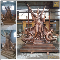 鑄銅關(guān)公 西方人物雕塑廠家