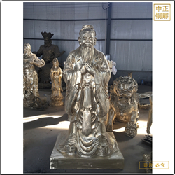 鑄銅關(guān)公 孔子像雕塑校園擺件