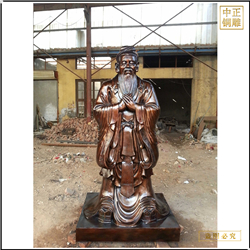 鑄銅關(guān)公 定做孔子銅雕塑鑄造廠家