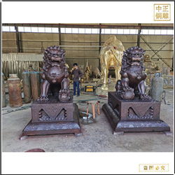 故宮銅獅子加工鑄造 故宮銅獅子加工鑄造