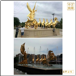 鑄銅關(guān)公 鑄造各種銅馬雕塑廠家