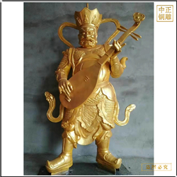 鑄銅關公 6米四大天王銅佛像批發廠