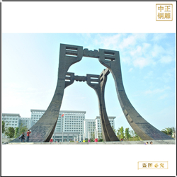 鑄銅關(guān)公 大型城市銅雕塑加工