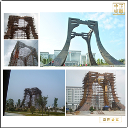 鑄銅關(guān)公 大型城市景觀雕塑