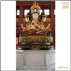 鑄銅關公 2.4米送子娘娘神像