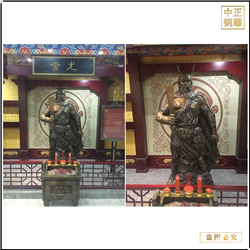 鑄銅關(guān)公 大型寺廟蚩尤銅像廠家