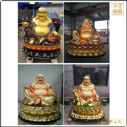 鑄銅關(guān)公 2米彌勒佛銅雕