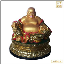 鑄銅關(guān)公 1.5米彌勒佛銅像