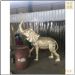 鑄銅關公 酒店別墅門口銅雕大象加工