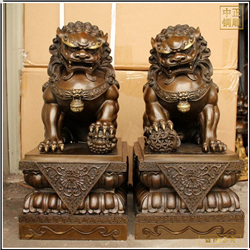 宮門銅獅子一對(duì) 宮門銅獅子一對(duì)